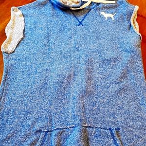 Pink hoodie/Beach cover up